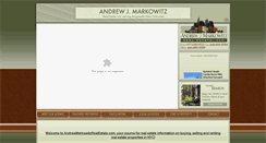 Desktop Screenshot of andrewmarkowitzrealestate.com